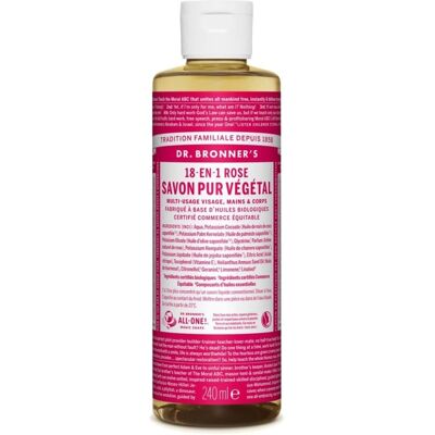 Jabón Líquido de Rosa de Dr. Bronner's - Jabón Líquido Jabón Líquido de Rosa de Dr. Bronner's - Jabón Líquido