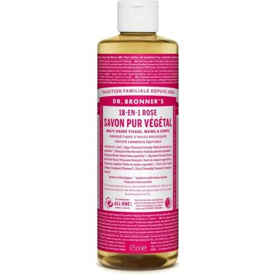 Dr Bronners Jabon Líquido Rosa Rosa Castile - Jabón Líquido Castile Dr Bronners Jabon Líquido Rosa Rosa Castile - Jabón Líquido Castile