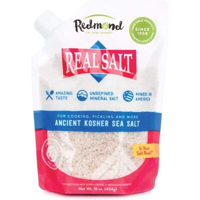 Redmond Realsalt Sea Kosher - 16 oz Coffret de 6 - Publicité Redmond Realsalt Sea Kosher - 16 oz Coffret de 6 - Publicité