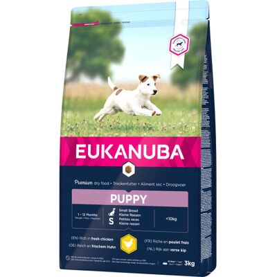 Nourriture pour Chiots Petites Races Eukanuba - 3kg - Publicité Nourriture pour Chiots Petites Races Eukanuba - 3kg - Publicité