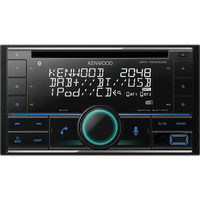 Radio samochodowe Kenwood DPX-7200DAB Bluetooth - Czarny - 50 W - DAB+ Radio samochodowe Kenwood DPX-7200DAB Bluetooth - Czarny - 50 W - DAB+
