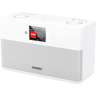 Kenwood CR-ST100S Radio Intelligente Compatto - Bianco - Radio Kenwood CR-ST100S Radio Intelligente Compatto - Bianco - Radio