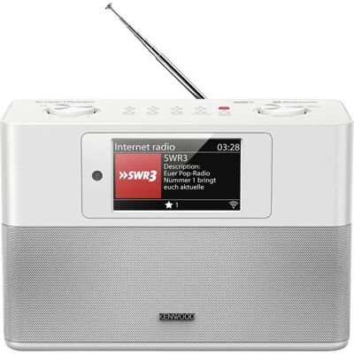 Kenwood CRST200SW Tragbares Digitalradio - Weiß Kenwood CRST200SW Tragbares Digitalradio - Weiß