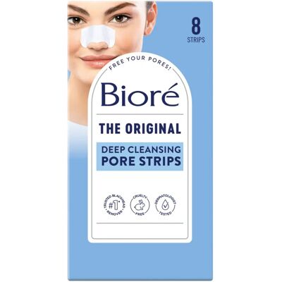 Biore Deep Cleansing Pore Strips - Nose Patch - 8 Sheets Biore Deep Cleansing Pore Strips - Nose Patch - 8 Sheets