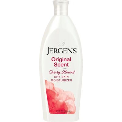 Hydratant Cerise-Amande Jergens - Peau Sèche, 10oz - Publicité Hydratant Cerise-Amande Jergens - Peau Sèche, 10oz - Publicité