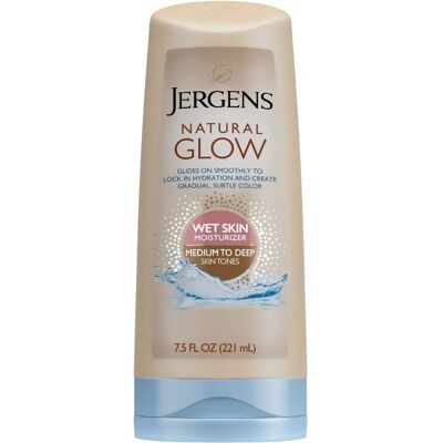 Jergens Natural Glow Wet Skin Moisturizer - Moisturizer for Medium to Dark Skin Jergens Natural Glow Wet Skin Moisturizer - Moisturizer for Medium to Dark Skin