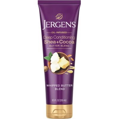 Jergens Beurre de Karité et Cacao - Lotion Corporelle - Publicité Jergens Beurre de Karité et Cacao - Lotion Corporelle - Publicité