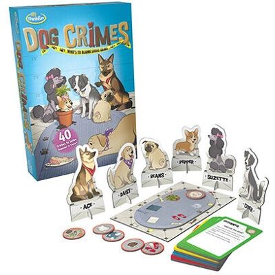 ThinkFun Dog Crimes - Age 8+ Logic Deduction Board Game ThinkFun Dog Crimes - Age 8+ Logic Deduction Board Game
