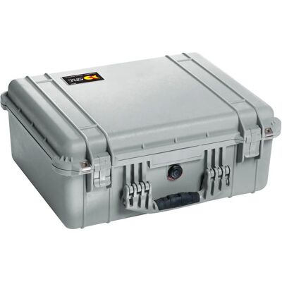 Estojo de equipamento Peli 1550 - Concha rígida - Prata - À prova d'água Estojo de equipamento Peli 1550 - Concha rígida - Prata - À prova d'água