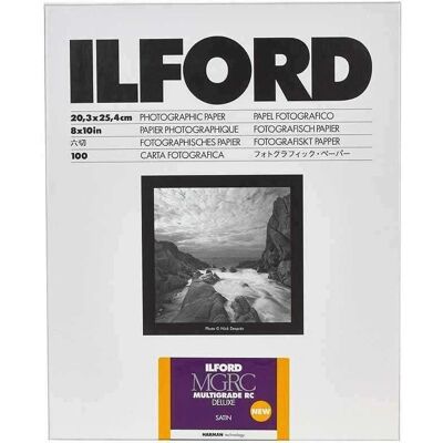 Ilford Μοντέλο Mgrcdl25m Satin Μαύρο & Άσπρο Φωτογραφικό Χαρτί - 100 Φύλλα Ilford Μοντέλο Mgrcdl25m Satin Μαύρο & Άσπρο Φωτογραφικό Χαρτί - 100 Φύλλα