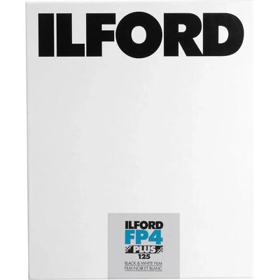Film noir et blanc Ilford Fp4 Plus ISO 125 8x10" - Vitesse moyenne Film noir et blanc Ilford Fp4 Plus ISO 125 8x10" - Vitesse moyenne