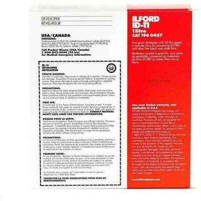 Ilford ID-11 Développeur pour Films - Finesse de Grain, 1L - Développement Ilford ID-11 Développeur pour Films - Finesse de Grain, 1L - Développement