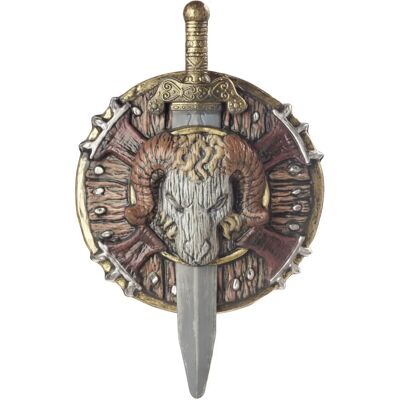 California Costume Collections Barbar Krieger Spartanischer Gladiator Kostüm - Schild & Schwert California Costume Collections Barbar Krieger Spartanischer Gladiator Kostüm - Schild & Schwert