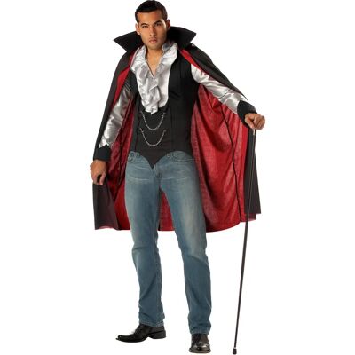 California Costumes Vampir Graf Dracula Gothic Halloween Herren Kostüm - Mehrfarben California Costumes Vampir Graf Dracula Gothic Halloween Herren Kostüm - Mehrfarben
