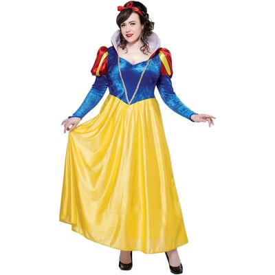 Costume de princesse Blanche-Neige California - Taille plus robe de conte de fées Costume de princesse Blanche-Neige California - Taille plus robe de conte de fées