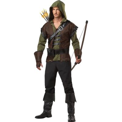 California California Robin Hood Kostym - Flerfärgad Medeltida Krigare California California Robin Hood Kostym - Flerfärgad Medeltida Krigare