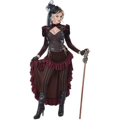 California Costume Collections Styl victorian steampunk gothic western 19. wiek kobiecy kostium - Czerwony Duży California Costume Collections Styl victorian steampunk gothic western 19. wiek kobiecy kostium - Czerwony Duży