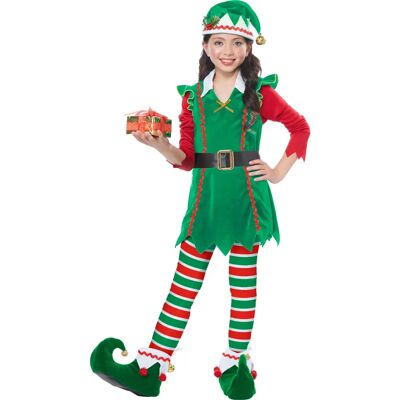 California Costume Collections Festive Elf Santa Helper Christmas Holiday Fancy Dress - Costumes California Costume Collections Festive Elf Santa Helper Christmas Holiday Fancy Dress - Costumes