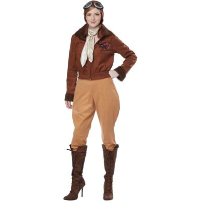 Déguisement d'Aviateur Californien - Années 1920-30 Femme Déguisement d'Aviateur Californien - Années 1920-30 Femme