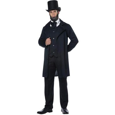 Costume storico di Abraham Lincoln - Costumi maschili California Costume storico di Abraham Lincoln - Costumi maschili California
