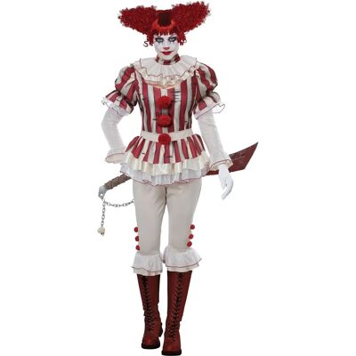 California Costume Collections Clown Sadique - Rouge Moyen - Costume - Publicité California Costume Collections Clown Sadique - Rouge Moyen - Costume - Publicité