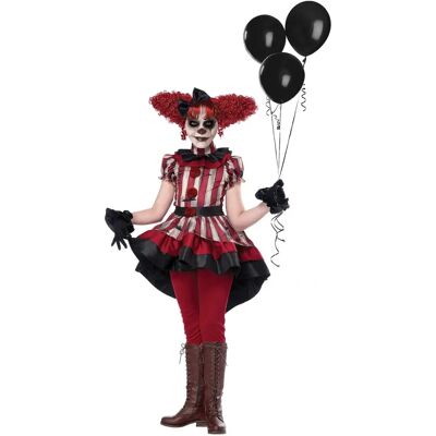 California Costume Collections Pennywise Rotes Mittelgroß Kostüm - Horror Clown Halloween California Costume Collections Pennywise Rotes Mittelgroß Kostüm - Horror Clown Halloween