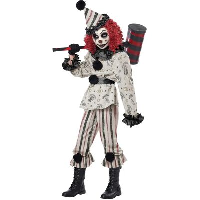California Costume Collections Creeper Clown Horror Scary Vintage Evil Jester Joker Halloween Girls Costume California Costume Collections Creeper Clown Horror Scary Vintage Evil Jester Joker Halloween Girls Costume