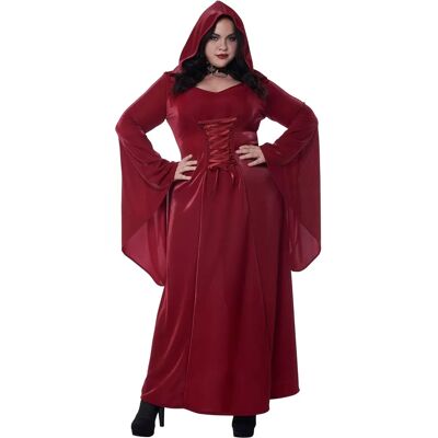 California Costume Collections Karmesinrote Robe Mittelalterliche Vampirin Vampirin Teufel Damen Kostüm - 3XL California Costume Collections Karmesinrote Robe Mittelalterliche Vampirin Vampirin Teufel Damen Kostüm - 3XL