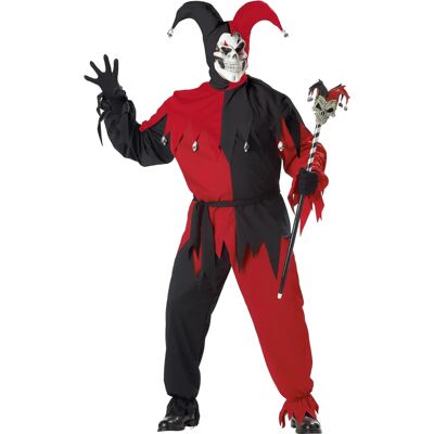 California Costumes Bouffon Maléfique Rouge et Noir Taille Plus - Halloween - Publicité California Costumes Bouffon Maléfique Rouge et Noir Taille Plus - Halloween - Publicité