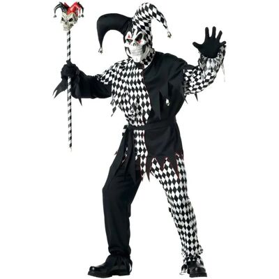California Costumes Maléfique Bouffon Mardi Gras Joker Clown - Costume - Publicité California Costumes Maléfique Bouffon Mardi Gras Joker Clown - Costume - Publicité