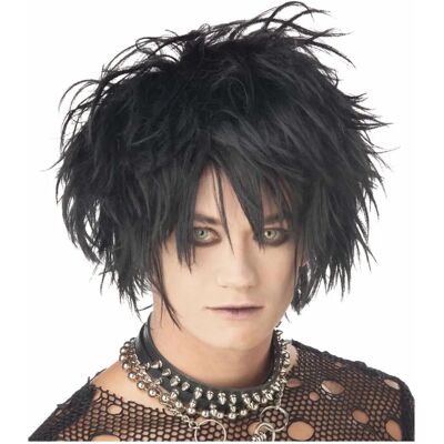 California Costume Collections Mitternacht Fiend Punkrock Vampir Twilight Kostüm Herren Perücke - Perücke California Costume Collections Mitternacht Fiend Punkrock Vampir Twilight Kostüm Herren Perücke - Perücke