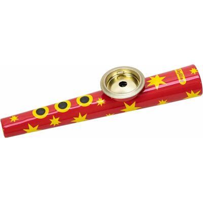 Schylling Kazoo - Kazoos en étain rouge et bleue avec motif étoile - Instrument de musique - Publicité Schylling Kazoo - Kazoos en étain rouge et bleue avec motif étoile - Instrument de musique - Publicité