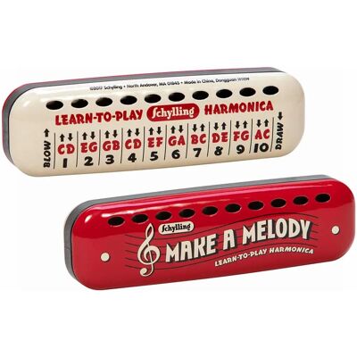 Schylling Marke Lernen Spielt Mundharmonika - Anfängerinstrument Schylling Marke Lernen Spielt Mundharmonika - Anfängerinstrument
