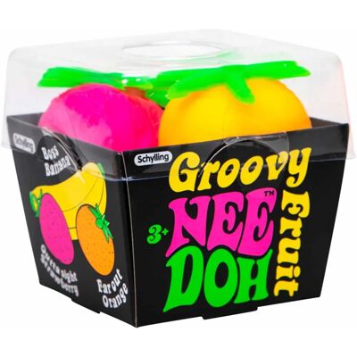 Schylling Modèle Groovy Fruit - Jouet anti-stress Squishy - Publicité Schylling Modèle Groovy Fruit - Jouet anti-stress Squishy - Publicité