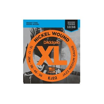 Cordes pour guitare électrique D'Addario EJ22 - Tension moyenne Cordes pour guitare électrique D'Addario EJ22 - Tension moyenne