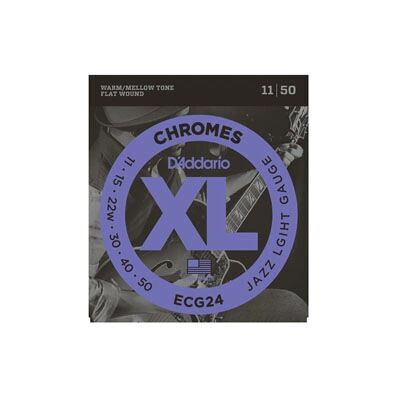 Cordes Flatwound pour guitare électrique D'Addario ECG24 - Cordes Cordes Flatwound pour guitare électrique D'Addario ECG24 - Cordes