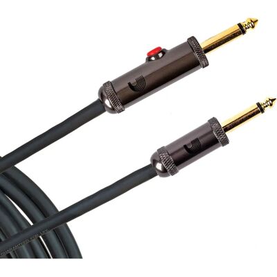 Cavo strumenti nero 6 m D'Addario PW-AGL-20 Cavo strumenti nero 6 m D'Addario PW-AGL-20
