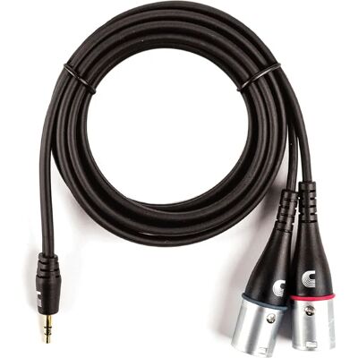 D'Addario D'Addario Adaptér mini-jack na XLR dual stereo - Audio adaptér D'Addario D'Addario Adaptér mini-jack na XLR dual stereo - Audio adaptér