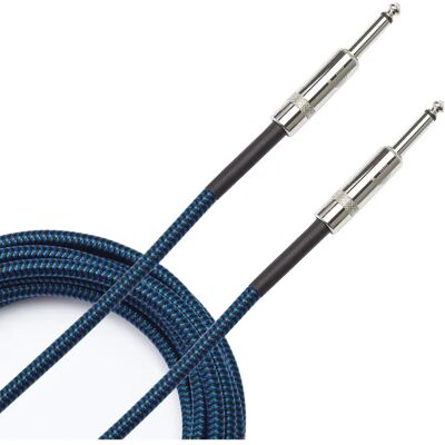 D'Addario PW-BG-20 cable de instrumento azul 6-10 m - Recto D'Addario PW-BG-20 cable de instrumento azul 6-10 m - Recto