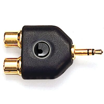 D'Addario Model - Stereo 1/8 Inch na Dvojitý RCA Adaptér D'Addario Model - Stereo 1/8 Inch na Dvojitý RCA Adaptér