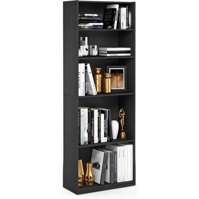 Furinno Jaya Regulowany Regał na Książki - Regał Furinno Jaya Regulowany Regał na Książki - Regał