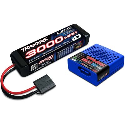 Traxxas - 2985-2S - LiPo 3000mAh 2S - USB-C 4A RC Charger Kit Traxxas - 2985-2S - LiPo 3000mAh 2S - USB-C 4A RC Charger Kit