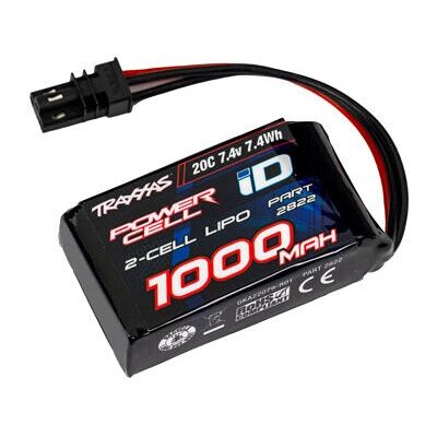 Traxxas - Power Cell LiPo 1000mAh 7.4V 2S 20C - Battery Traxxas - Power Cell LiPo 1000mAh 7.4V 2S 20C - Battery