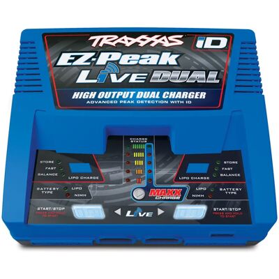 Traxxas EZ-Peak Live Dubbelladdare 26A 200W LiPo NiMH Traxxas EZ-Peak Live Dubbelladdare 26A 200W LiPo NiMH