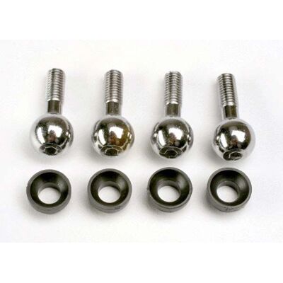 Traxxas - Pivotkogels - Cap-bushings - 4-pack - RC-onderdeel Traxxas - Pivotkogels - Cap-bushings - 4-pack - RC-onderdeel