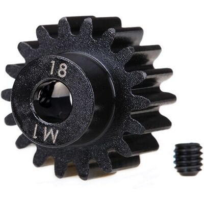 Traxxas Modellgetriebe, 18-Zahn Ritzel, 5mm Welle - RC-Teil Traxxas Modellgetriebe, 18-Zahn Ritzel, 5mm Welle - RC-Teil