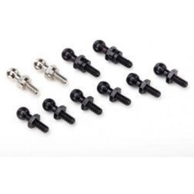 LaTrax - Pivot Ball TRX-7540 - Black (6) - Silver (2) - RC-accessoire LaTrax - Pivot Ball TRX-7540 - Black (6) - Silver (2) - RC-accessoire
