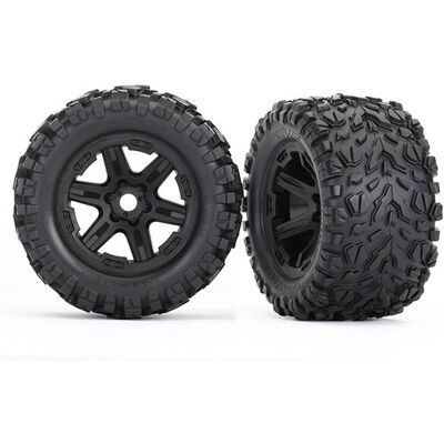 Traxxas E-Revo VXL RC Rad- und Reifensatz - Schwarz - RC Wheel and Tire Set Traxxas E-Revo VXL RC Rad- und Reifensatz - Schwarz - RC Wheel and Tire Set