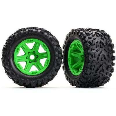 Traxxas 8672G Zielone opony i koła - RC auta części Traxxas 8672G Zielone opony i koła - RC auta części
