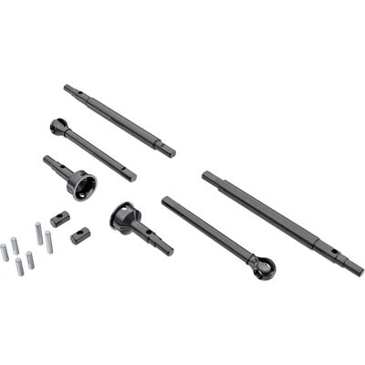 Alberi di trazione Traxxas TRX-9756 - Anteriore e Posteriore, Acciaio Temperato Alberi di trazione Traxxas TRX-9756 - Anteriore e Posteriore, Acciaio Temperato